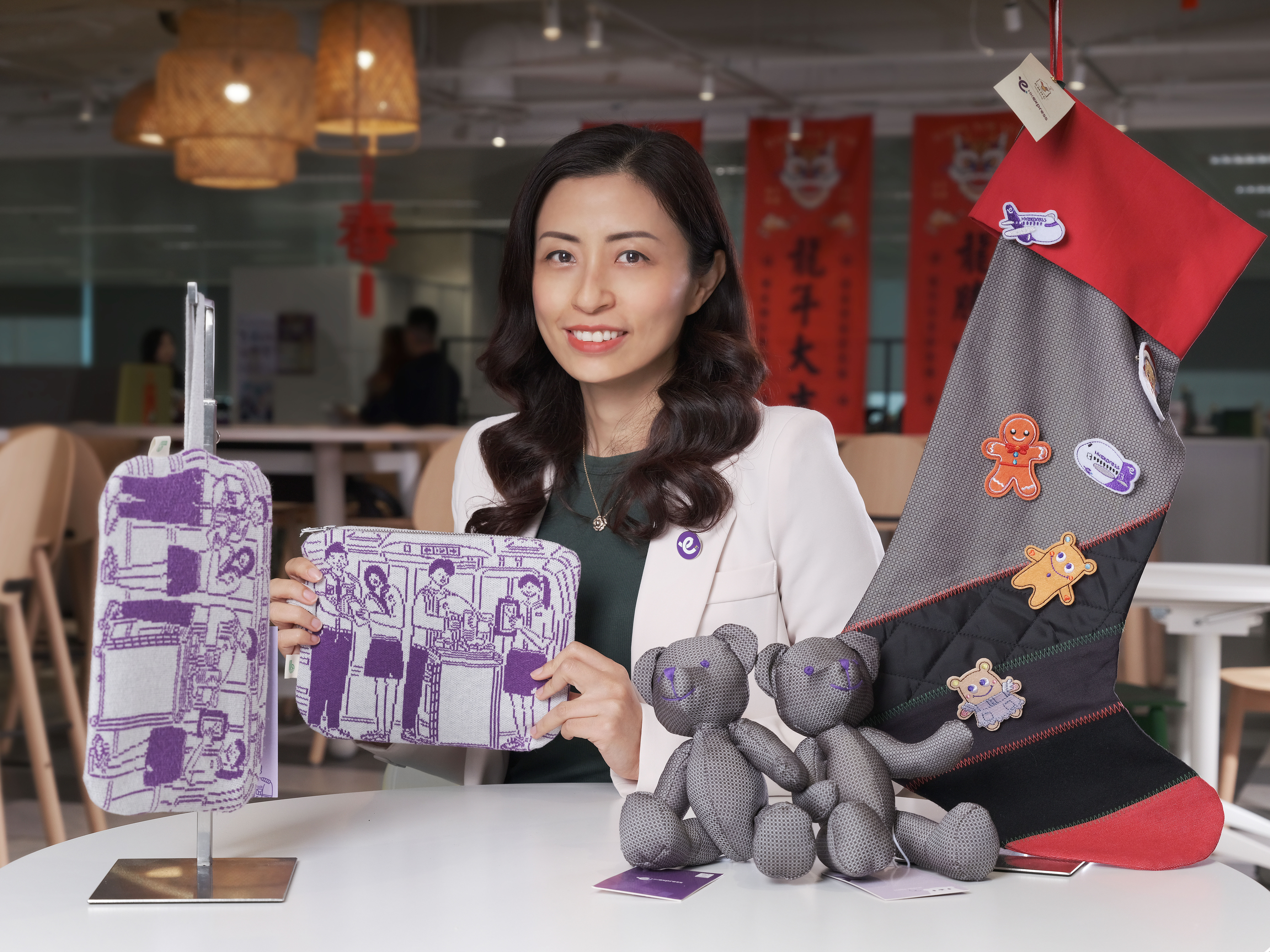 HK Express Breathes New Life into Old Uniforms Collaborating with “Moving Drawing” for Upcycled Travel Pouch